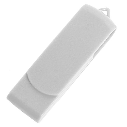 USB flash-карта SWING (8Гб), белый, 6,0х1,8х1,1 см, пластик (белый)