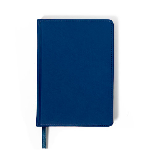 Ежедневник недатированный Anderson, А5,  темно-синий, белый блок, в линейку (темно-синий)