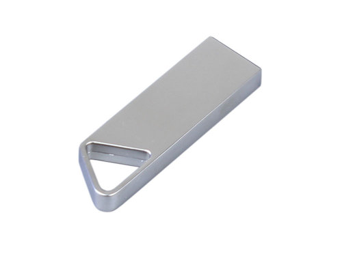USB 2.0-флешка на 4 Гб с мини чипом, компактный дизайн, отверстие треугольной формы для цепочки