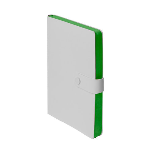 Ежедневник недатированный STELLAR, формат А5 (белый, зеленый)