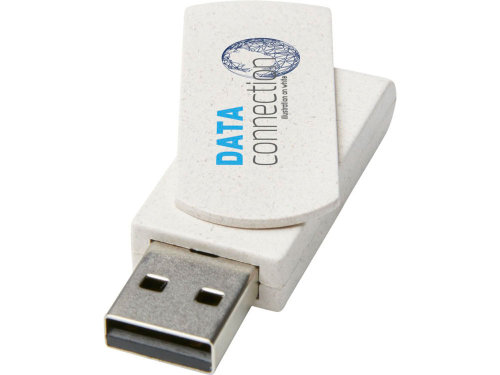 Rotate, USB-накопитель объемом 16 ГБ из пшеничной соломы, бежевый