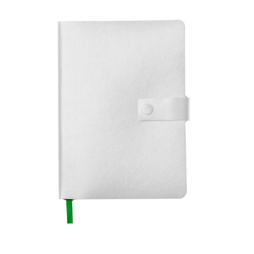 Ежедневник недатированный STELLAR, формат А5 (белый, зеленый)