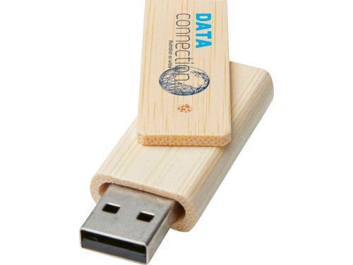 Rotate, USB-накопитель объемом 4 ГБ из бамбука, бежевый