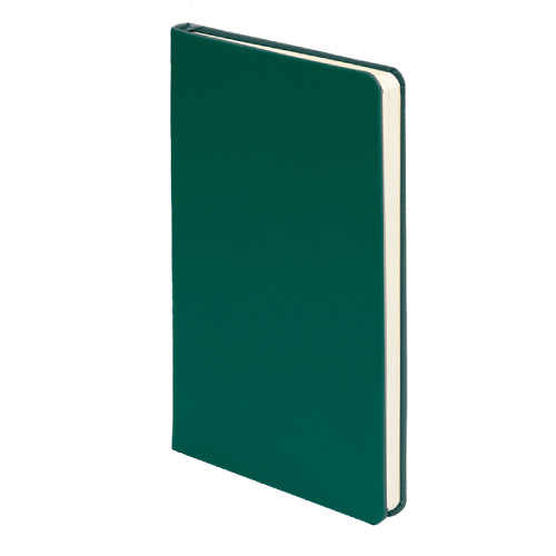 Ежедневник недатированный SIMPLY FIRM, А5,  зеленый, кремовый блок, в линейку (зеленый)
