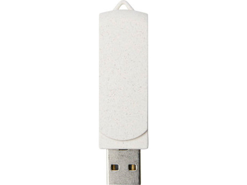 Rotate, USB-накопитель объемом 8 ГБ из пшеничной соломы, бежевый