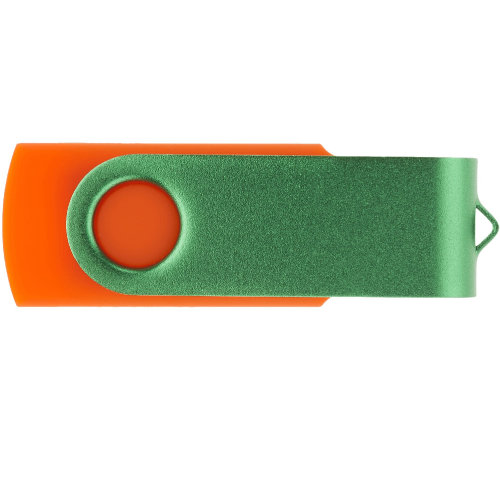 Флешка TWIST COLOR MIX Оранжевая с зеленым 4016.05.02.32ГБ