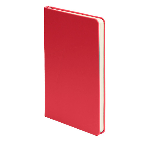 Ежедневник недатированный SIMPLY FLEX, А5,  красный, кремовый блок, в линейку (красный)