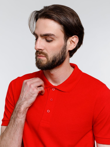 Рубашка поло мужская Adam, красная