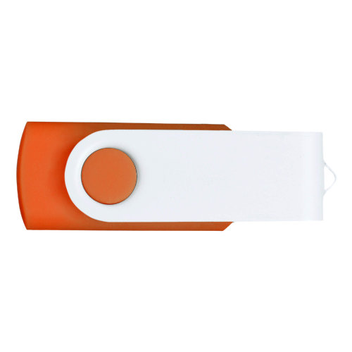 Флешка TWIST WHITE COLOR Оранжевая с белым 4015.05.07.32ГБ3.0