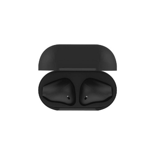 Наушники беспроводные с зарядным боксом TWS AIR SOFT, цвет черный  (черный)