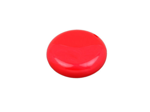Флешка промо круглой формы, 64 Гб, красный