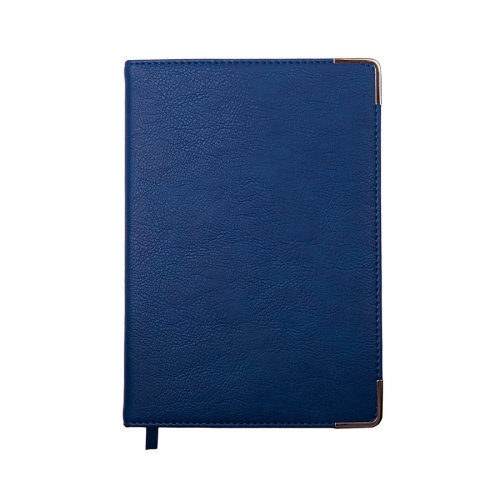 Ежедневник недатированный Kennedy, формат А5,  в линейку (темно-синий)