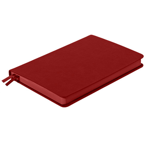 Ежедневник недатированный Softie, формат А5, в клетку (бордовый)