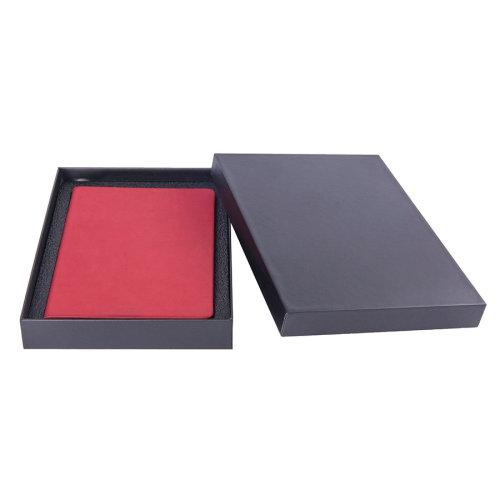 Коробка подарочная для ежедневника с ложементом, размер 14,5  х 20,5  см (черный)