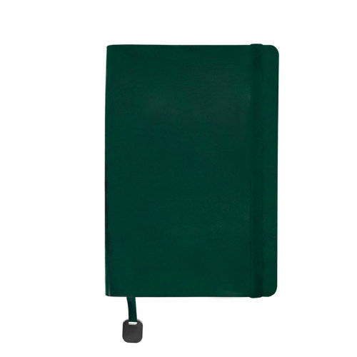 Ежедневник недатированный Boomer, А5,  темно-зеленый, кремовый блок, без обреза (темно-зелёный)