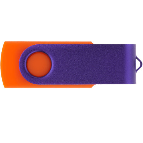 Флешка TWIST COLOR MIX Оранжевая с фиолетовым 4016.05.11.64ГБ
