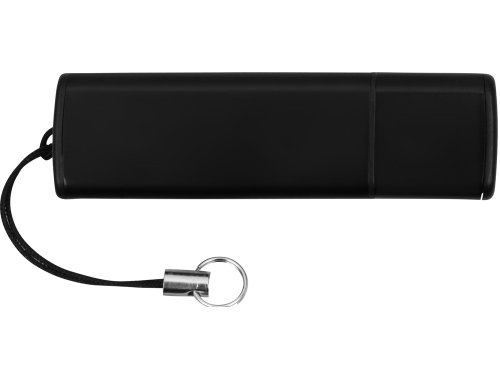 Флеш-карта USB 2.0 16 Gb металлическая с колпачком Borgir, черный