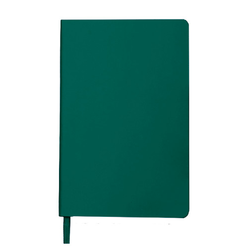 Ежедневник недатированный SIMPLY FIRM, А5,  зеленый, кремовый блок, в линейку (зеленый)