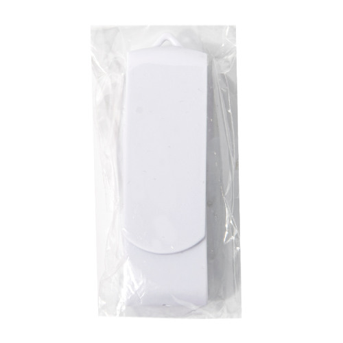 USB flash-карта SWING (8Гб), белый, 6,0х1,8х1,1 см, пластик (белый)