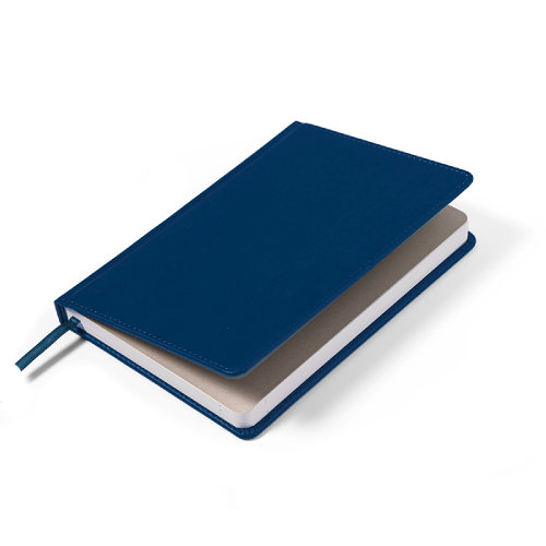 Ежедневник недатированный Anderson, А5,  темно-синий, белый блок, в линейку (темно-синий)