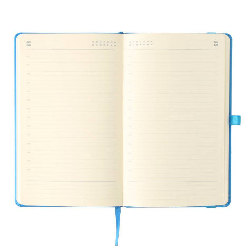 Ежедневник недатированный Hamilton, формат A5, в линейку (светло-голубой)