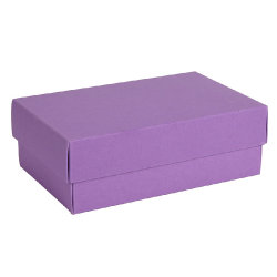 Коробка картонная, "COLOR" 11,5*6*17 см; фиолетовый (фиолетовый)