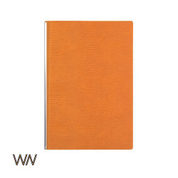 Блокнот "Венеция", А5, гибкая обложка, оранжевый