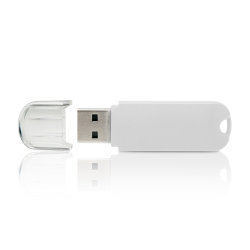 USB flash-карта UNIVERSAL, 16Гб, пластик, USB 2.0  (белый)