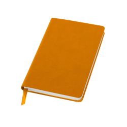 Бизнес-блокнот FUNKY, формат A6, в клетку (оранжевый, серый)